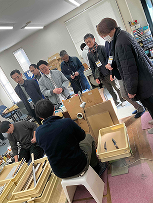 工場視察の様子④株式会社山脇刃物製作所