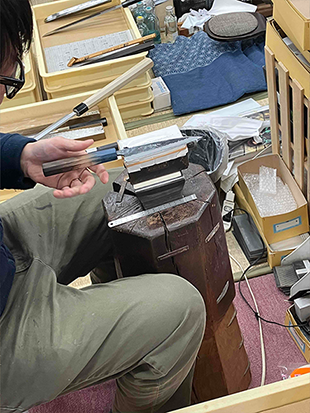 工場視察の様子④株式会社山脇刃物製作所