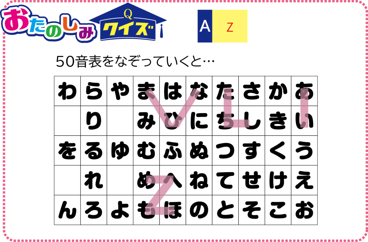 おたのしみクイズの答え